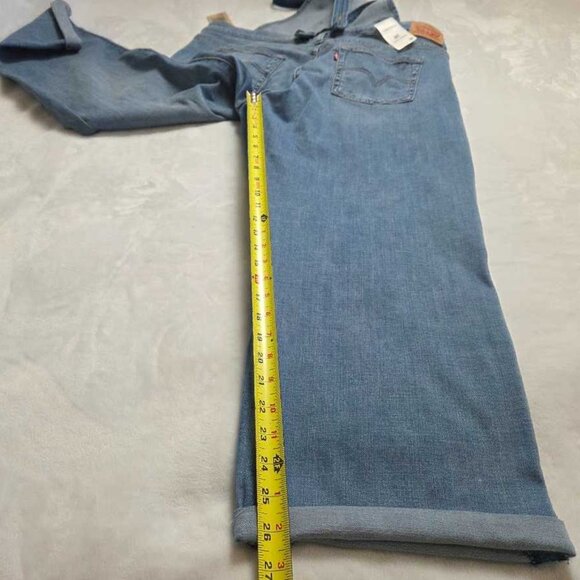 New Plus 20W Levi's stretch jean overalls in Blue Maple denim - Picture 12 of 12